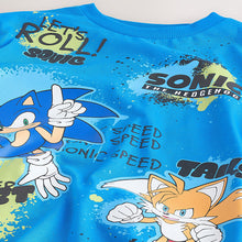 Load image into Gallery viewer, Blue Graffiti Sonic T-Shirt (3-10yrs)
