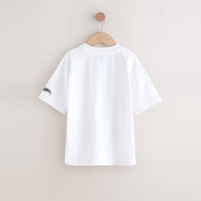 Load image into Gallery viewer, White Hot Wheels Short Sleeve T-Shirt (5-12yrs)
