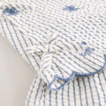 Load image into Gallery viewer, Blue Stripe Blouse and Trousers set (6mths-6yrs)
