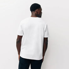 Load image into Gallery viewer, White Regular Fit Motionflex Soft Heavyweight T-Shirt
