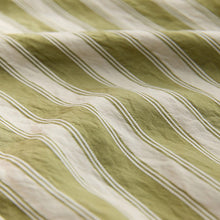 Load image into Gallery viewer, Green/White Jacquard Stripe Oversized Long Sleeve Shirt
