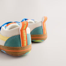 Load image into Gallery viewer, Blue Colourblock Touch Fastening Baby Trainers (0-2yrs)
