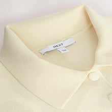 Load image into Gallery viewer, Ecru Smart Button Up Knitted Waistcoat

