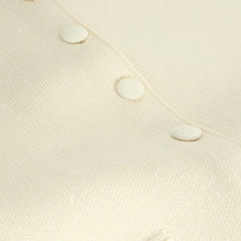 Load image into Gallery viewer, Ecru Smart Button Up Knitted Waistcoat
