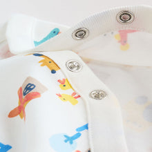 Load image into Gallery viewer, Green Farm 5 Pack Short Sleeve Baby Bodysuits
