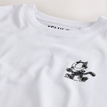 Load image into Gallery viewer, White Felix The Cat T-Shirt
