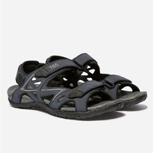 Load image into Gallery viewer, Men's flat sandals navy TREKMON
