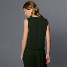 Load image into Gallery viewer, Green Button Front Waistcoat

