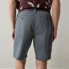 Load image into Gallery viewer, Navy Blue Belted 7 Inch Chino Shorts
