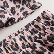 Load image into Gallery viewer, Animal Print Top And Skirt Set (3-12yrs)
