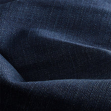Load image into Gallery viewer, Blue Dark Ink Regular Tapered Fit Vintage Wash Denim Jeans
