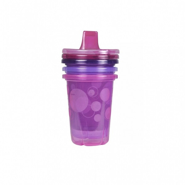 Take & Toss 10oz 4 Sippy Cups (Pink/Purple)