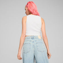 Load image into Gallery viewer, CLAS.Ribbed Crop Top WhT
