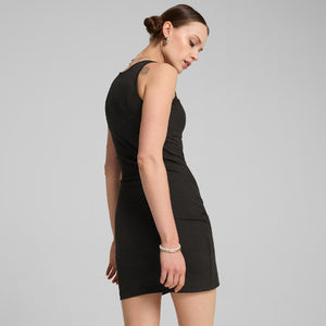 CLAS.Ribbed Dress BLK