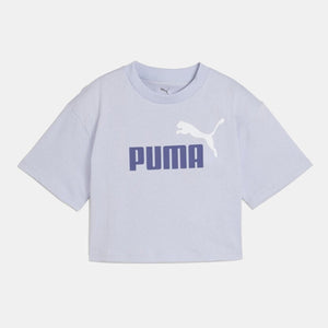 Essentials 2 Colour No. 1 PUMA Logo Short Length Tee Youth