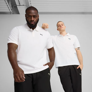 Essentials Small PUMA Logo Pique Polo Men