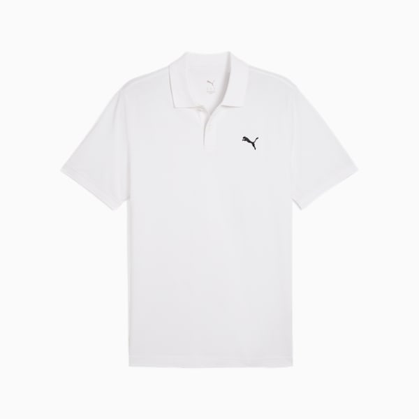 Essentials Small PUMA Logo Pique Polo Men