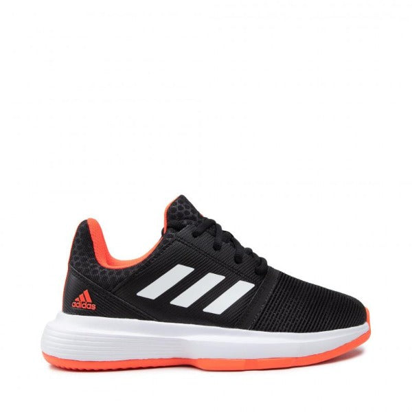 adidas gazelle silver green womens adidas CourtJam Junior Tennis Shoe Black Solar Red 1.5