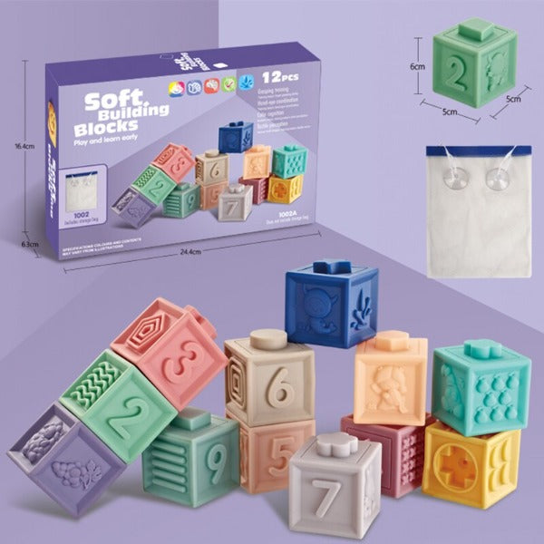 Soft Building Blocks 12 pcs