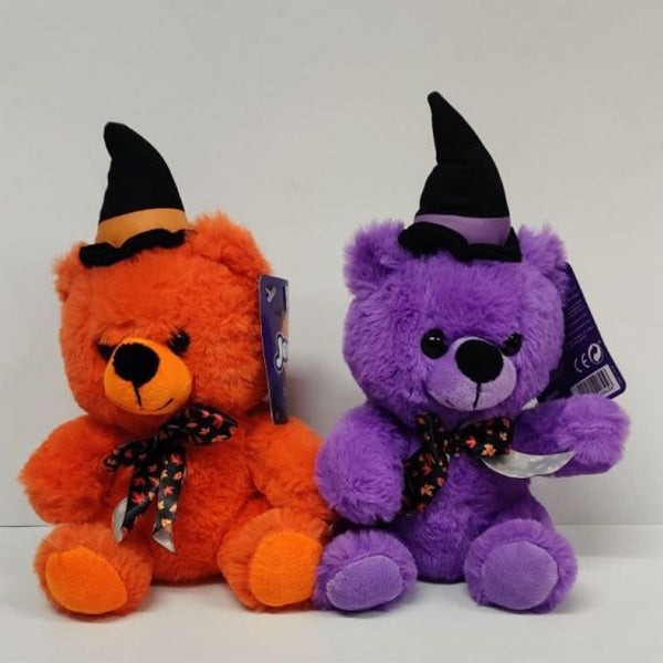 Halloween Teddy (violet, orange )