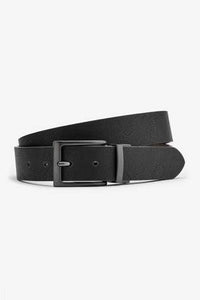 BROWN AND BLACK PU REVERSIBLE BELT - Allsport