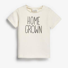 Load image into Gallery viewer, Green GOTS Organic Slogan T-Shirt And Joggers Set (0mths-18mths) - Allsport
