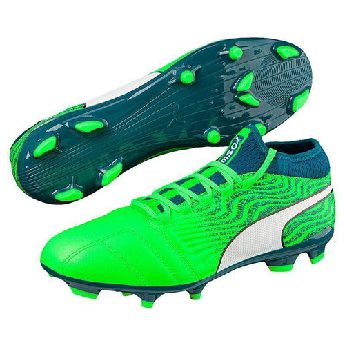 PUMA ONE 18.3 FG Green Gecko FOOTBALL SHOES - Allsport