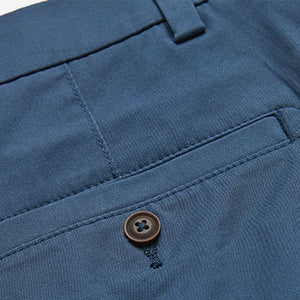Vintage Blue Slim Fit Stretch Chino Shorts