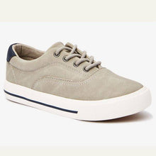 Load image into Gallery viewer, Grey Oxford Lace-Up Shoes (Older) - Allsport
