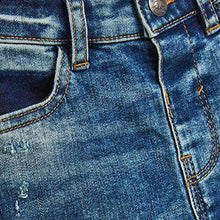 Load image into Gallery viewer, Mid Blue Distressed Jeans (3mths-5yrs) - Allsport
