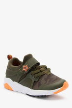 Load image into Gallery viewer, Khaki Elastic Lace Trainers - Allsport
