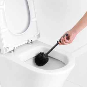 BRABANTIA Toilet Brush and Holder ReNew - Matt Black