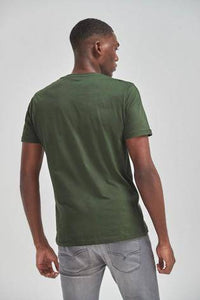 Khaki Eagle Graphic Regular Fit T-Shirt - Allsport