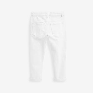White Regular Fit Five Pocket Jeans (3-12yrs)