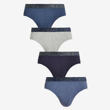 Load image into Gallery viewer, 4PK BLUE BRIEFS - Allsport
