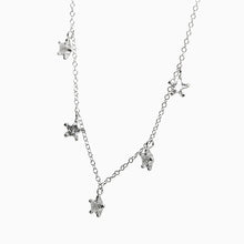 Load image into Gallery viewer, Sterling Silver Cubic Zirconia Star Necklace - Allsport
