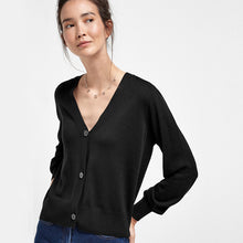 Load image into Gallery viewer, POPPY CARDI BLK - Allsport
