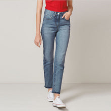 Load image into Gallery viewer, Mid Blue Denim Loose Fit Jeans - Allsport
