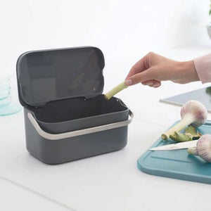 BRABANTIA Food Waste Caddy 1.8 litre - Dark Grey