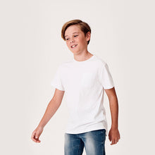 Load image into Gallery viewer, 2PK WHITE PLAIN T-SHIRT (3YRS-12YRS) - Allsport
