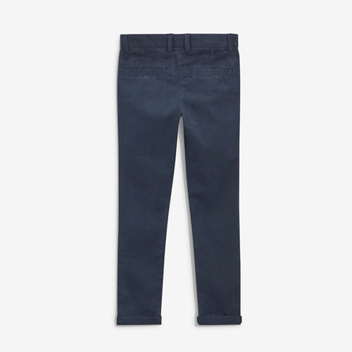 Stretch Chino Trousers Navy  (3 to 12 yrs) - Allsport