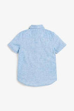 Load image into Gallery viewer, Linen Mix Shirt Blue  (3 to 12 yrs) - Allsport
