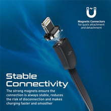 Load image into Gallery viewer, 3-in-1 Retractable Magnetic Charging Cable
