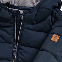 Load image into Gallery viewer, Navy Blue Next Padded Coat (3mths-5yrs)
