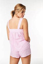 Load image into Gallery viewer, Pink Check Woven Short Set - Allsport
