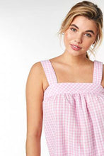 Load image into Gallery viewer, Pink Check Woven Short Set - Allsport
