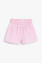 Load image into Gallery viewer, Pink Check Woven Short Set - Allsport
