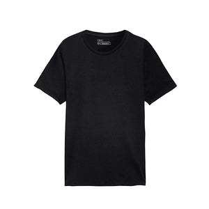Black Regular Fit Essential Crew Neck T-Shirt