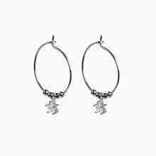 Load image into Gallery viewer, Sterling Silver Star Mini Hoop Earrings - Allsport
