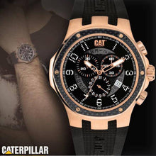 Load image into Gallery viewer, CAT ROSE GOLD CARBON ANALOG CHRONOGRAPH WATCH - Allsport
